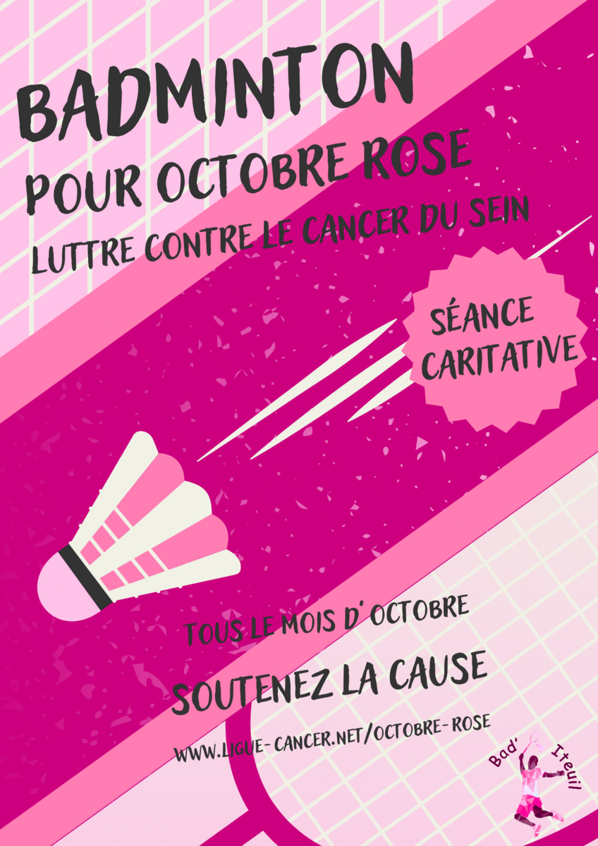Badminton - Octobre Rose